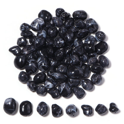High-Quality Acrylic Gradient Cloud Beads Straight Hole DIY Handmade Earrings Bracelets Necklaces Accessories Jewelry Parts