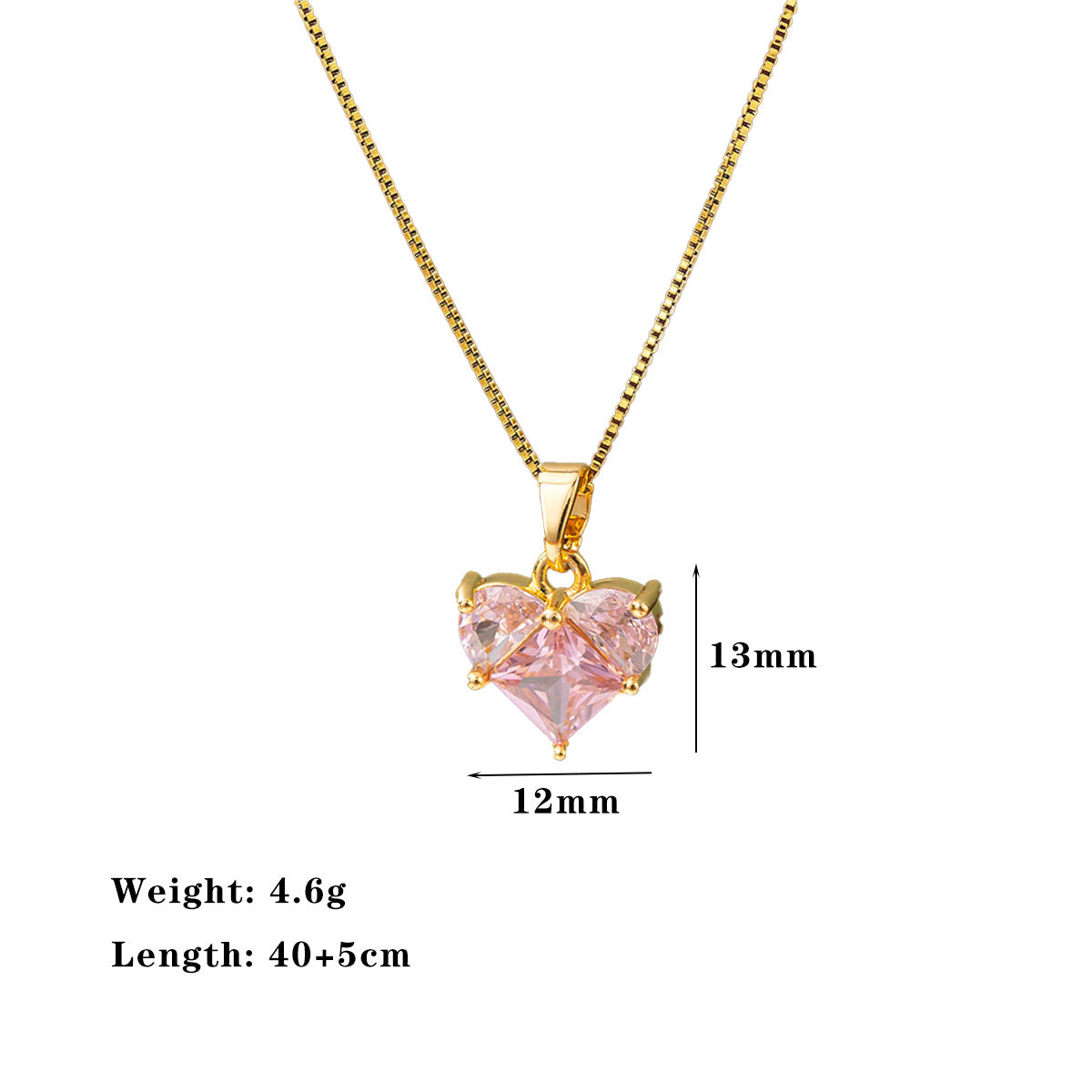 Heart Shape Jewelry Set For Valentine'S Day Featuring Durable Titanium Steel In Elegant Golden Color