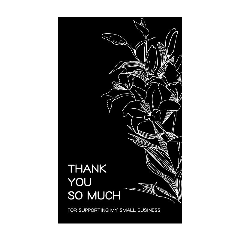 Rectangle Paper Sticker Featuring Love Charms Design, 1 Piece For Creative Stationery Use