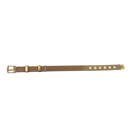 Copper Inlaid Zircon DIY Bracelet Accessories Wristband Free Combination Jewelry