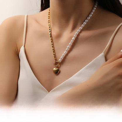 Metal Pendant With Rhinestones Featuring Electroplated Finish In Multicolor French Style Jewelry Accessories