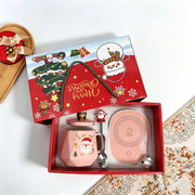 Thermostatic Pink Christmas Mug