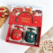 Christmas Cup Set in Red and Green