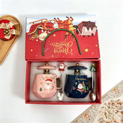 Christmas Cup Pink and Blue Double Cup Set