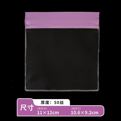 Pink EVA Jewelry Packaging Bags In Plastic Resealable Material For Secure Storage