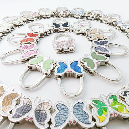 Polished Blue Butterfly Bag Pendant In Alloy, Featuring Commute Style For Christmas