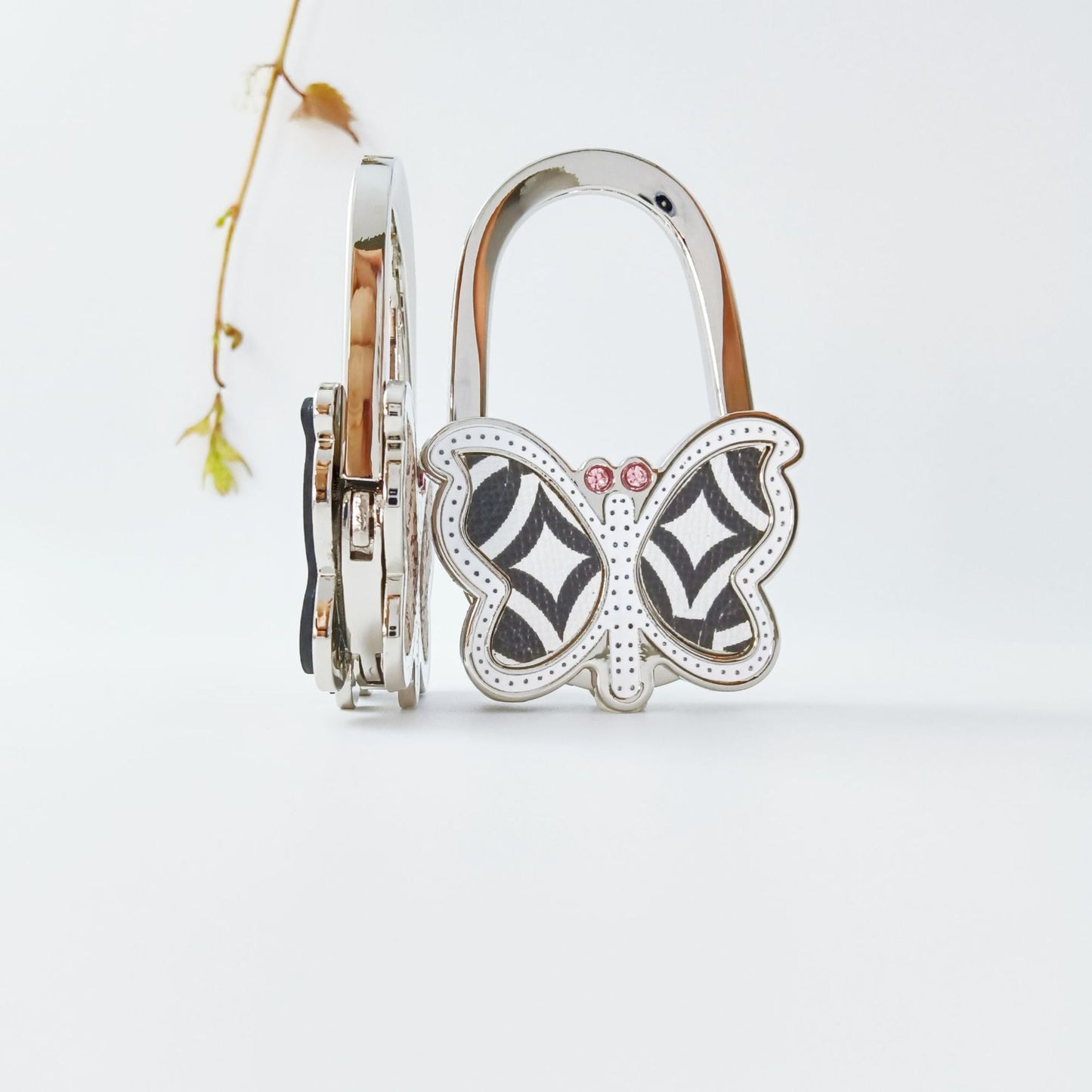 Polished Blue Butterfly Bag Pendant In Alloy, Featuring Commute Style For Christmas