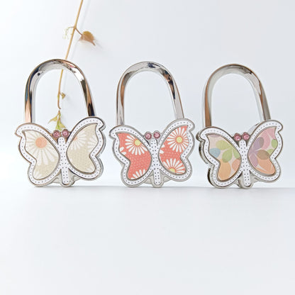 Polished Blue Butterfly Bag Pendant In Alloy, Featuring Commute Style For Christmas