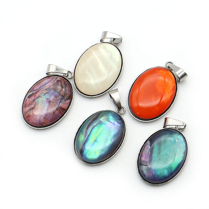 Mermaid Shell Pendant Featuring Electroplated Craftsmanship For Unique Jewelry Making