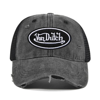 Unisex Wide Brim Baseball Cap With UV Protection Featuring Embroidery In Polyester Material
