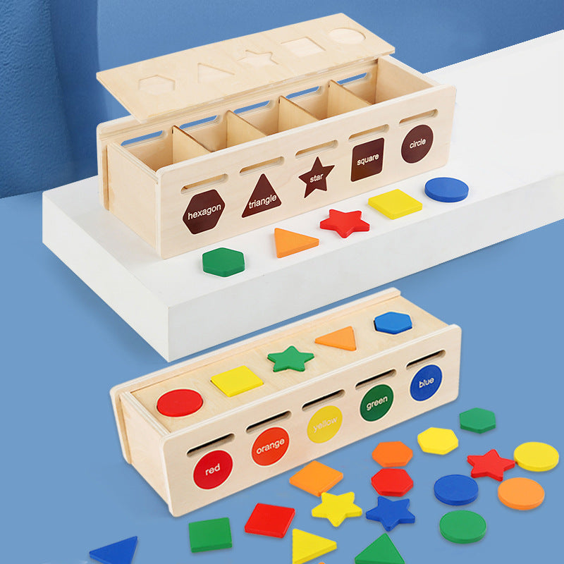 Wooden Learning Toys For Toddlers Ages 3-6, Children Unisex Educational Toy In Colour
