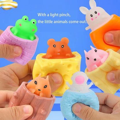 Halloween Pumpkin Squishy Toy Made Of PVC, Funny Style Stress Relief Toy For Halloween