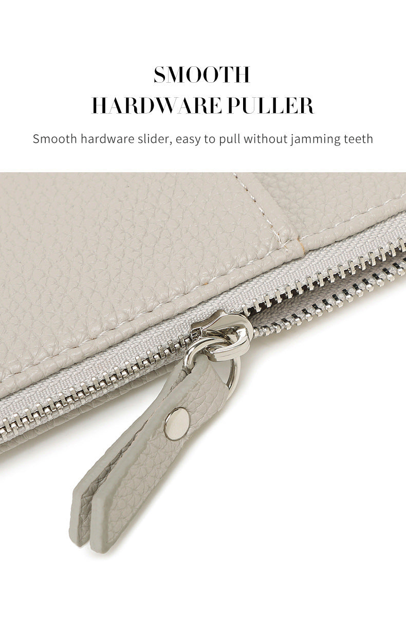 Unisex Solid Color PU Leather RFID Passport Holder For Secure Travel