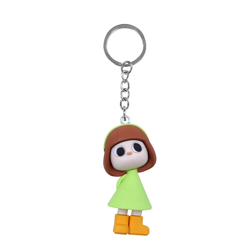 Multicolor Keychain Accessory Featuring Vibrant Colors For Stylish Use