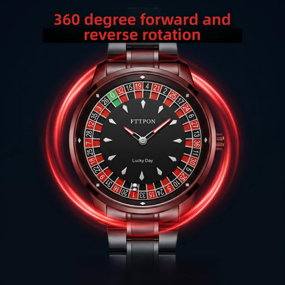 Men's Quartz Watch With Genuine Leather Strap And Pin Buckle Featuring Round Dial And Tempered Glass Mirror