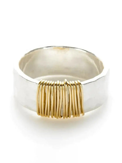 Waves Rings For Women In 304 Stainless Steel With Electroplated Finish Featuring Simple Style, Available In Silver