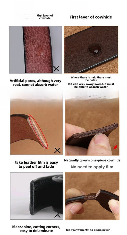 Women’s Genuine Leather Braided Belt With Alloy Pin Buckle In Coffer Color