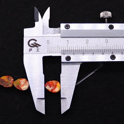 Natural Emperor Stone Rhombus Beads With 6 Mm Diameter, Polished Finish For Jewelry Making