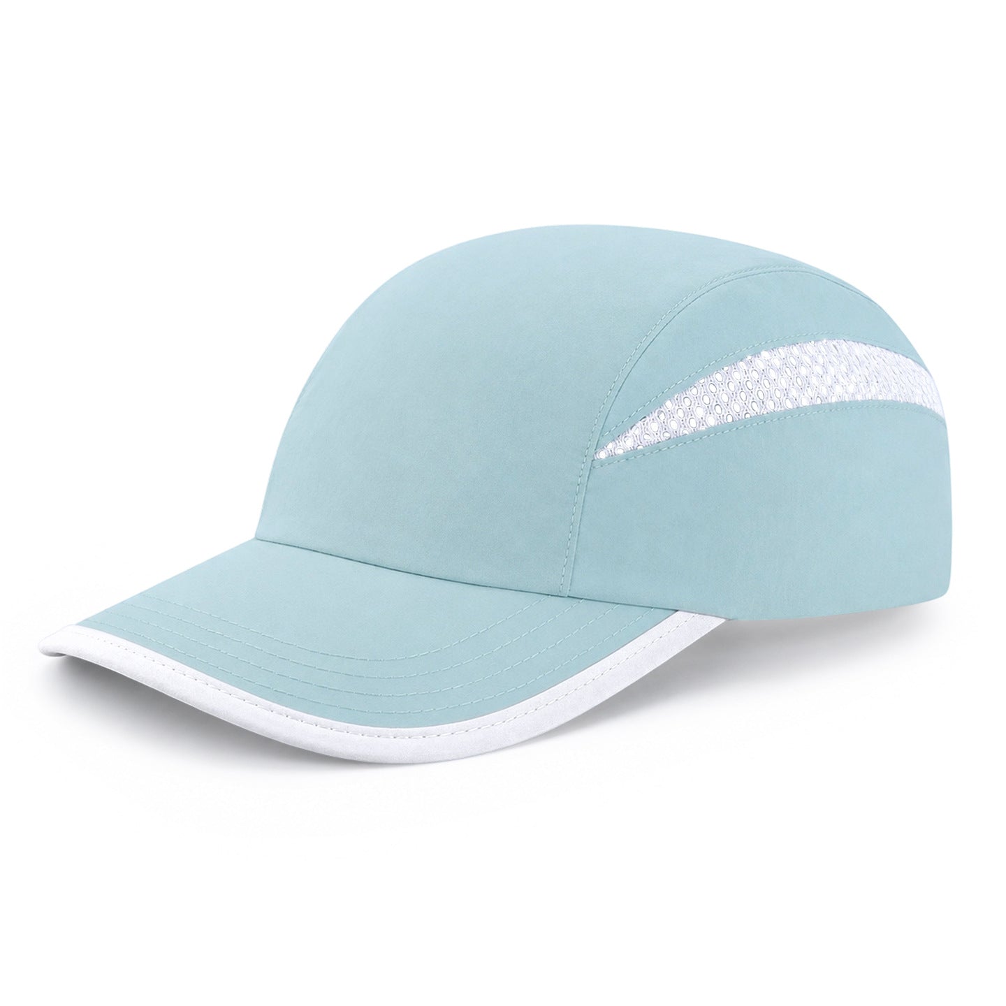 Unisex Solid Color Baseball Cap With Floppy Brim, Breathable Polyester Material In Simple Style For Adults