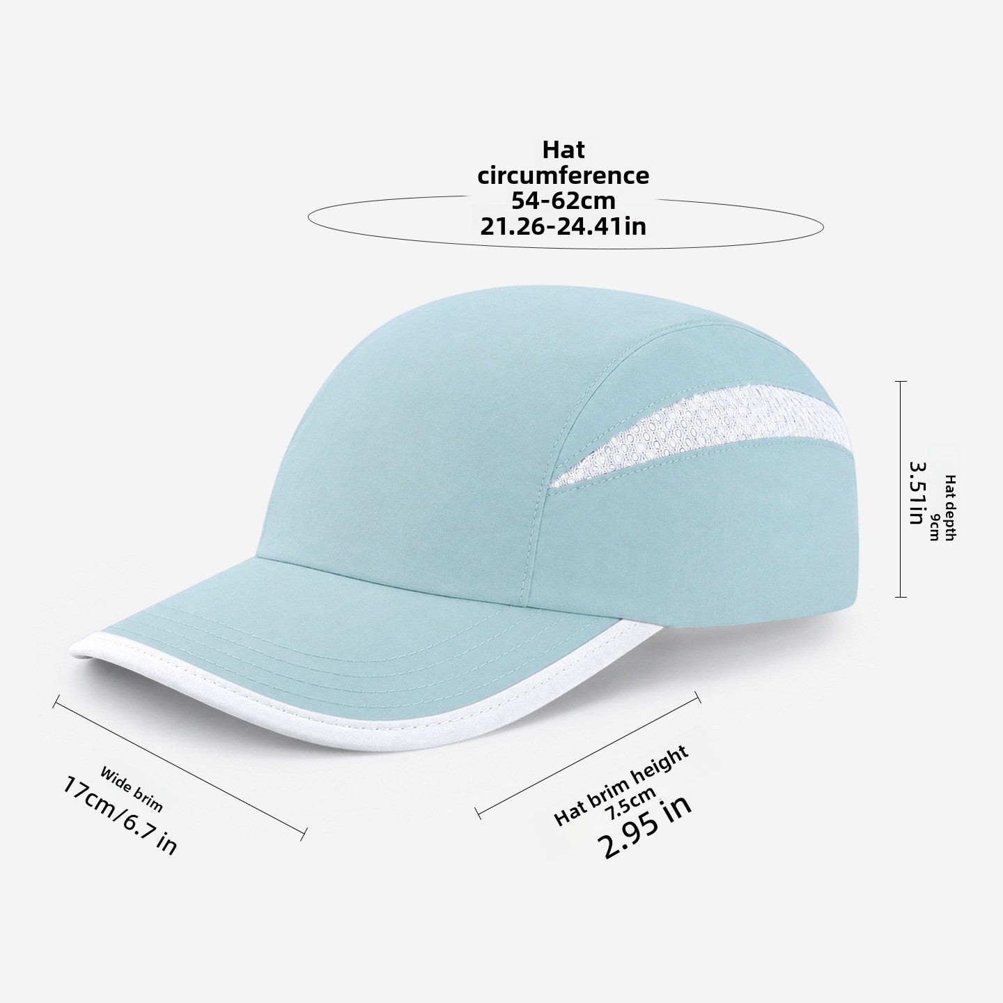 Unisex Solid Color Baseball Cap With Floppy Brim, Breathable Polyester Material In Simple Style For Adults