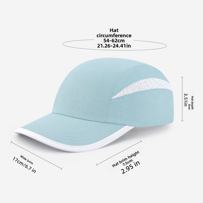 Unisex Solid Color Baseball Cap With Floppy Brim, Breathable Polyester Material In Simple Style For Adults