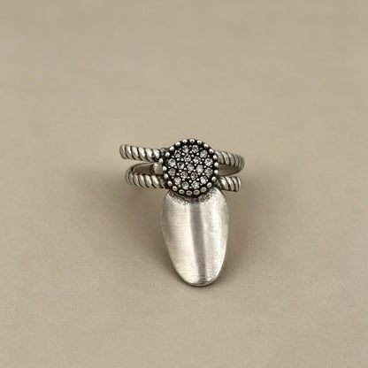 Irregular Waterproof Non Tarnish Alloy Rings For Unisex Featuring Simple Style, Perfect For Casual Wear