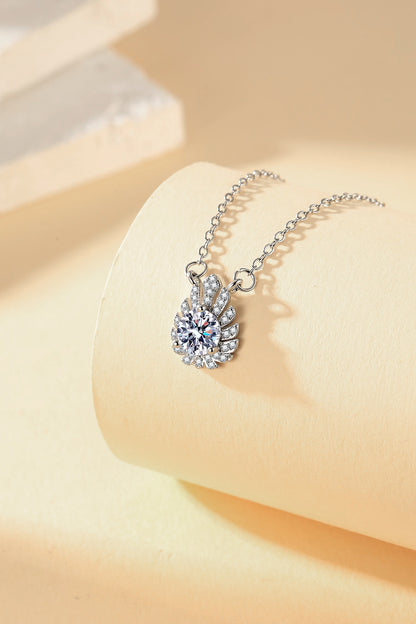 Water Droplets Necklace For Women In Electroplated Copper With Zircon Inlay And Cable Chain