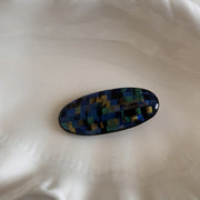 Bright Square Oval - Dark Blue