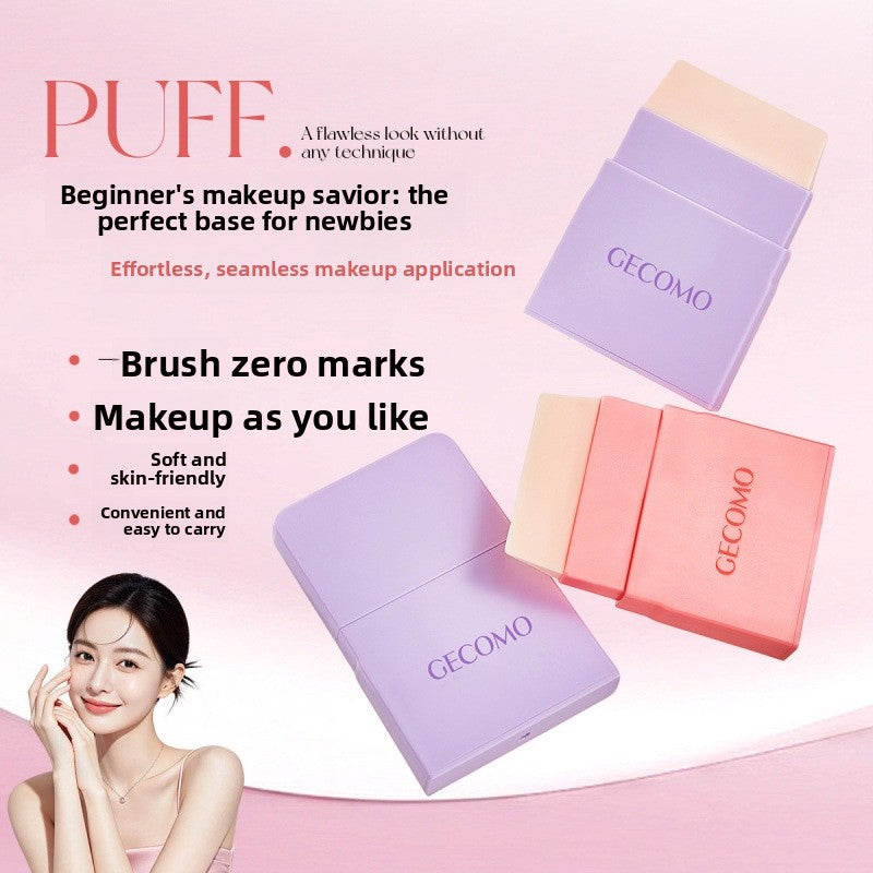 Purple Silica Gel Foundation Brush, 1 Piece Makeup Tool For Smooth And Even Application