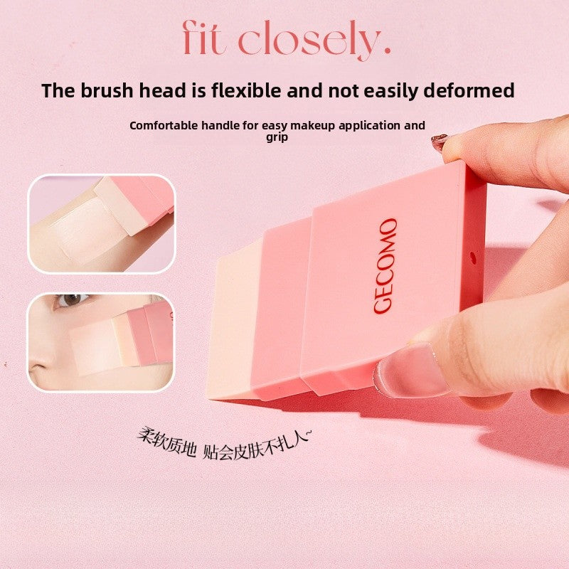 Purple Silica Gel Foundation Brush, 1 Piece Makeup Tool For Smooth And Even Application