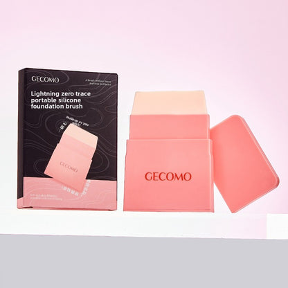 Purple Silica Gel Foundation Brush, 1 Piece Makeup Tool For Smooth And Even Application