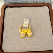 Dark Yellow Puppy Slipper Elastic Band