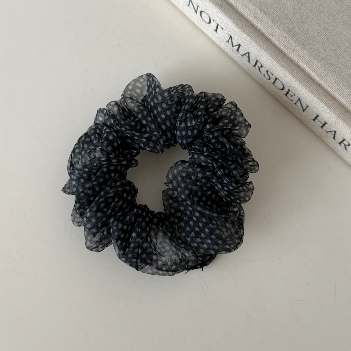 Leopard Print Scrunchie For Women, Made Of Soft Gauze, Perfect Summer Hair Accessory