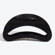 French-style Vintage Hollow Crescent Hair Clip - Elegant Matte Black
