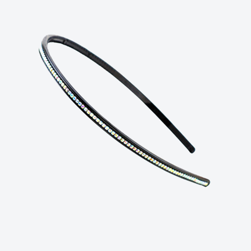 Geometric Simple Style Hair Band For Women In White, Made Of Plastic, Perfect For Summer