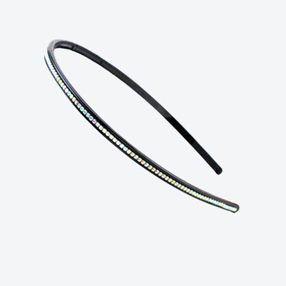 Geometric Simple Style Hair Band For Women In White, Made Of Plastic, Perfect For Summer