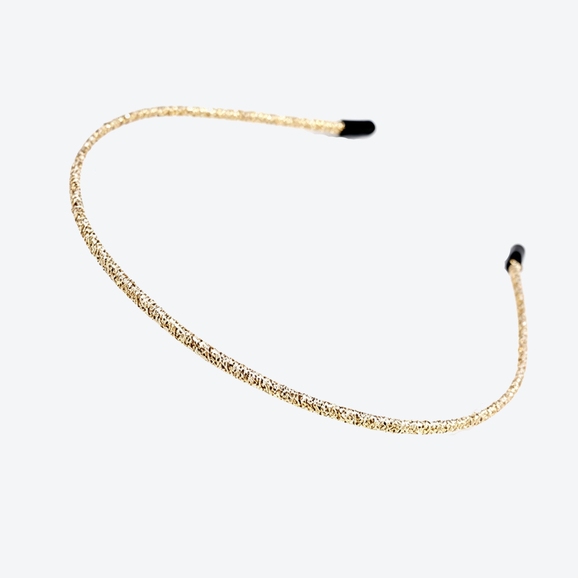Geometric Simple Style Hair Band For Women In Gold, Cloth Material, Perfect For Summer