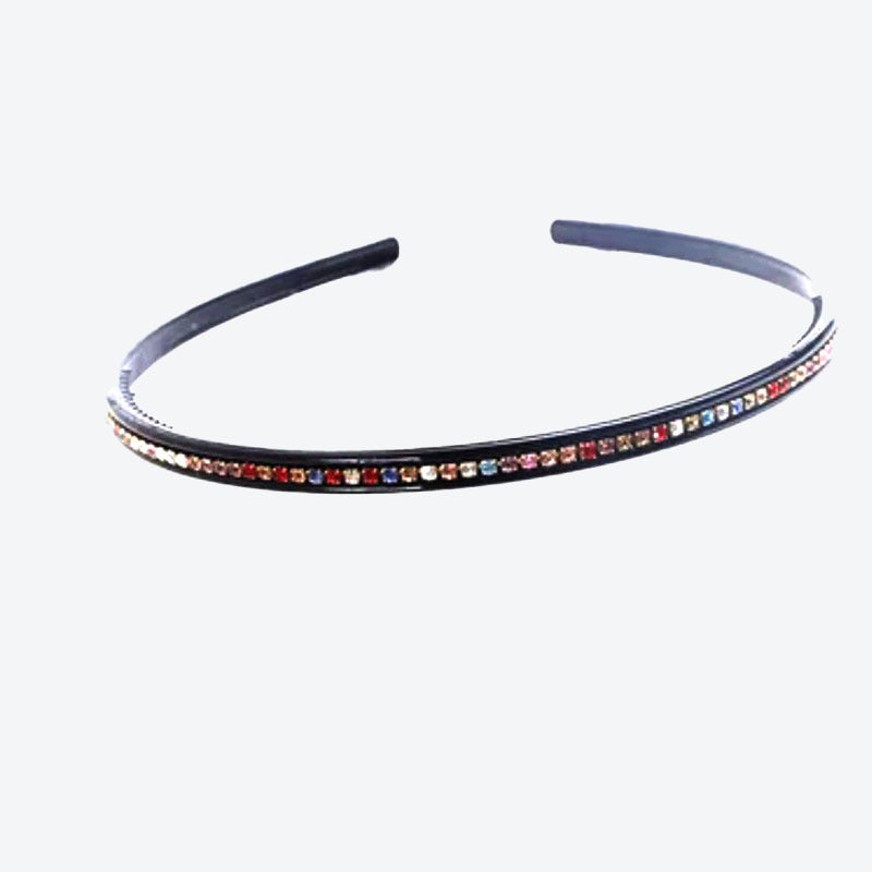 Geometric Simple Style Hair Band For Women In White, Made Of Plastic, Perfect For Summer