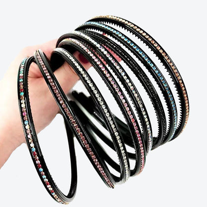 Geometric Simple Style Hair Band For Women In White, Made Of Plastic, Perfect For Summer