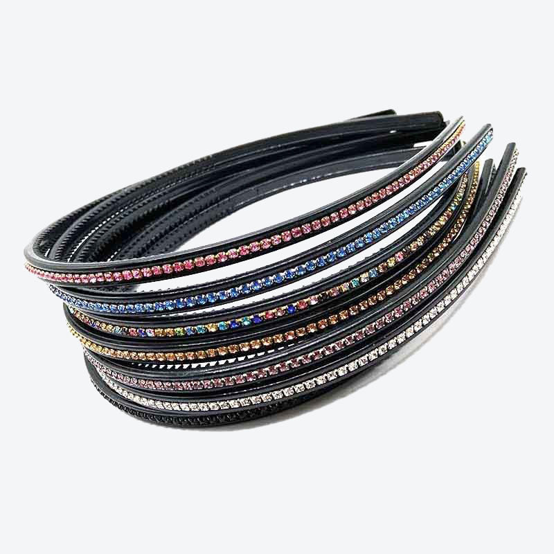 Geometric Simple Style Hair Band For Women In White, Made Of Plastic, Perfect For Summer