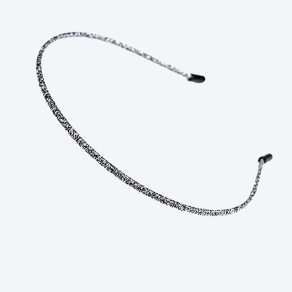 Geometric Simple Style Hair Band For Women In Gold, Cloth Material, Perfect For Summer