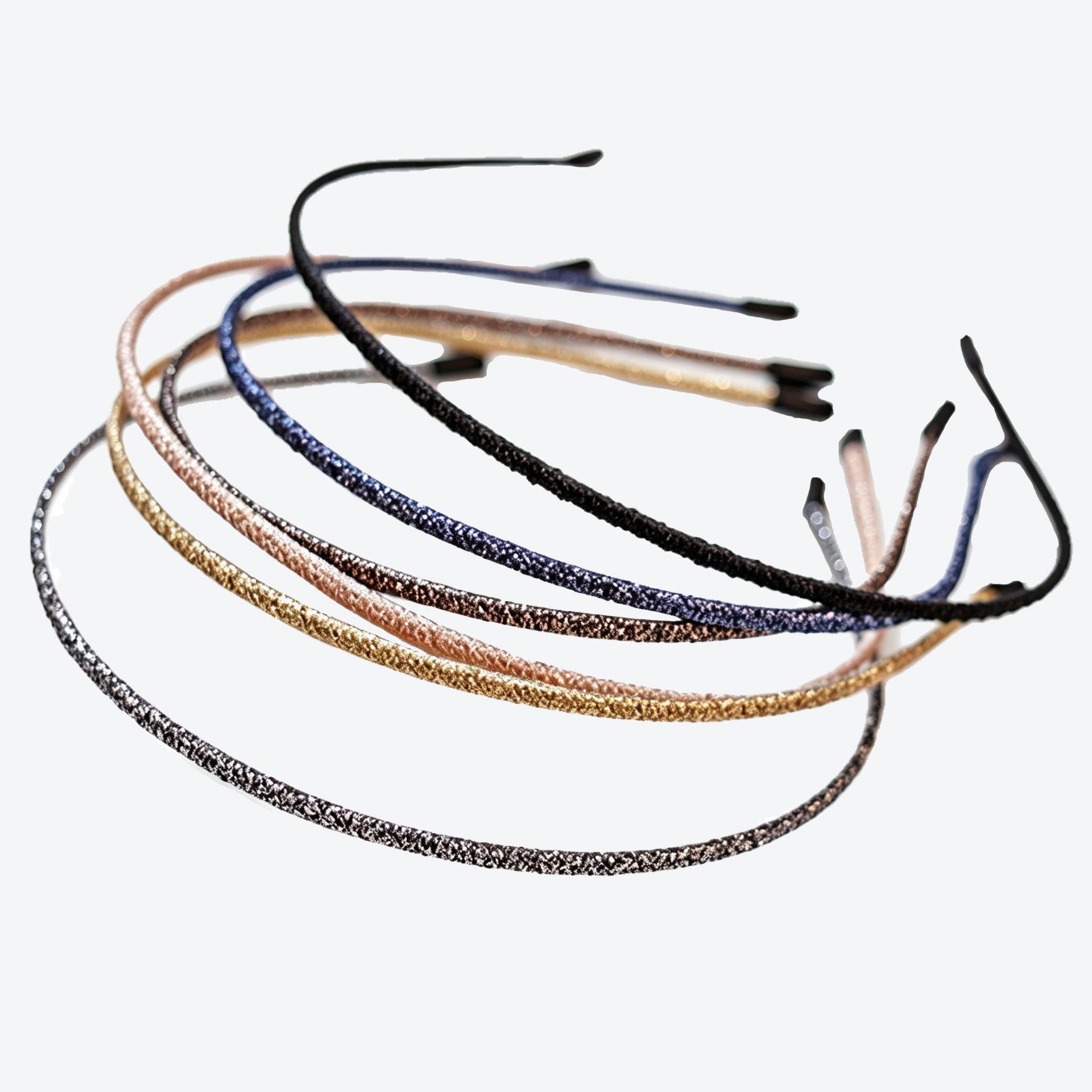 Geometric Simple Style Hair Band For Women In Gold, Cloth Material, Perfect For Summer