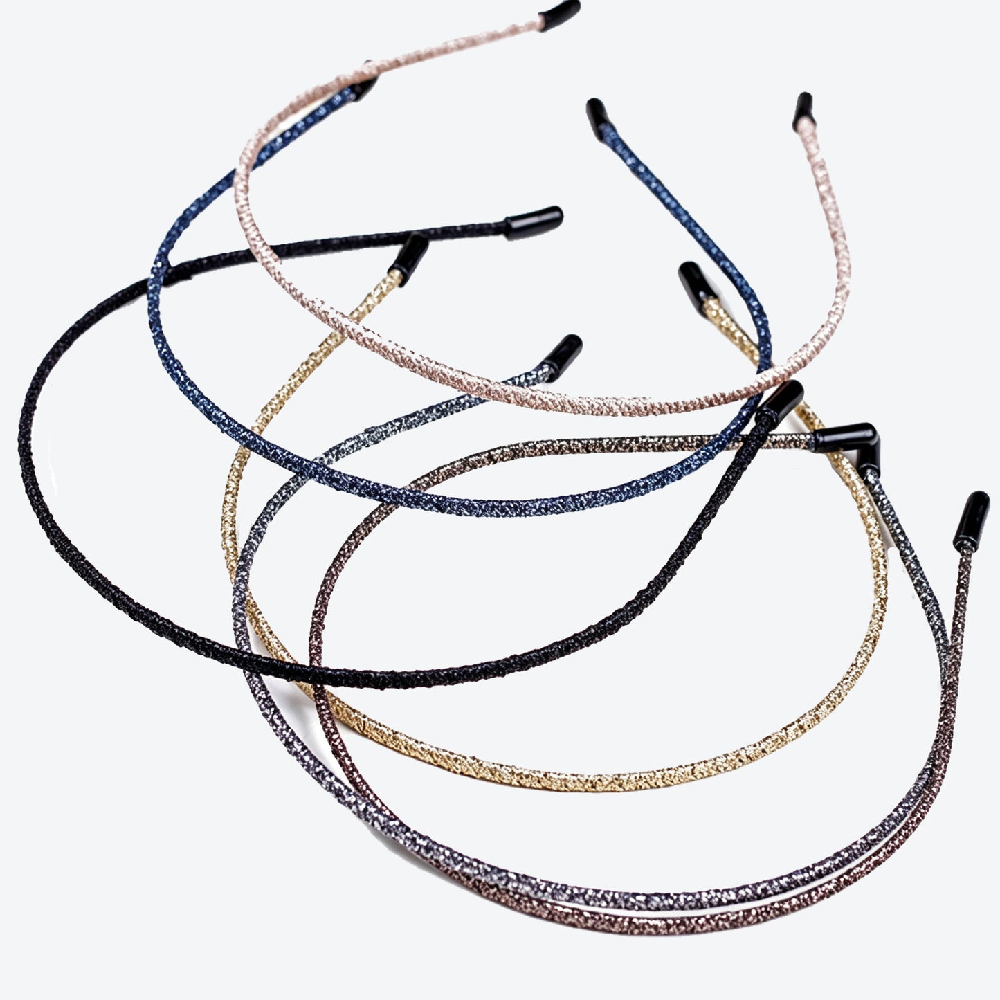 Geometric Simple Style Hair Band For Women In Gold, Cloth Material, Perfect For Summer