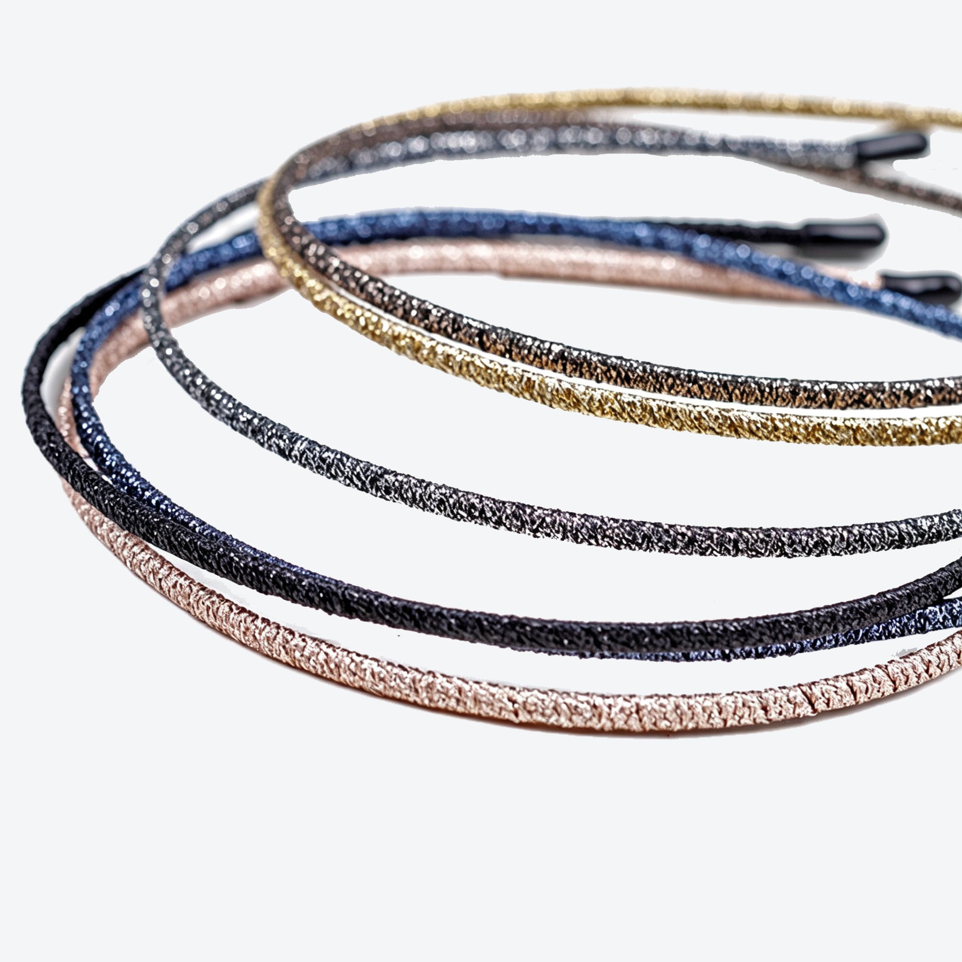 Geometric Simple Style Hair Band For Women In Gold, Cloth Material, Perfect For Summer