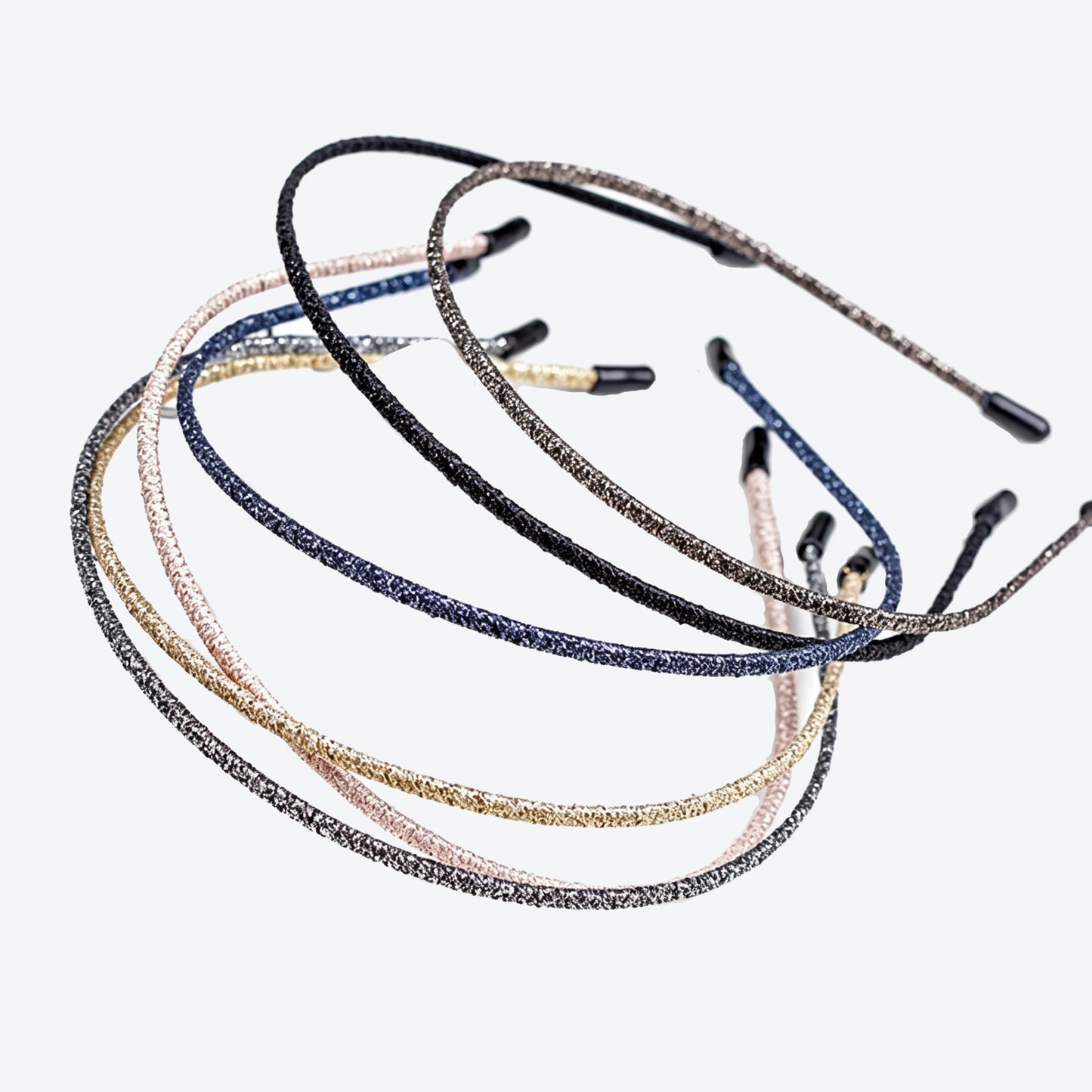 Geometric Simple Style Hair Band For Women In Gold, Cloth Material, Perfect For Summer