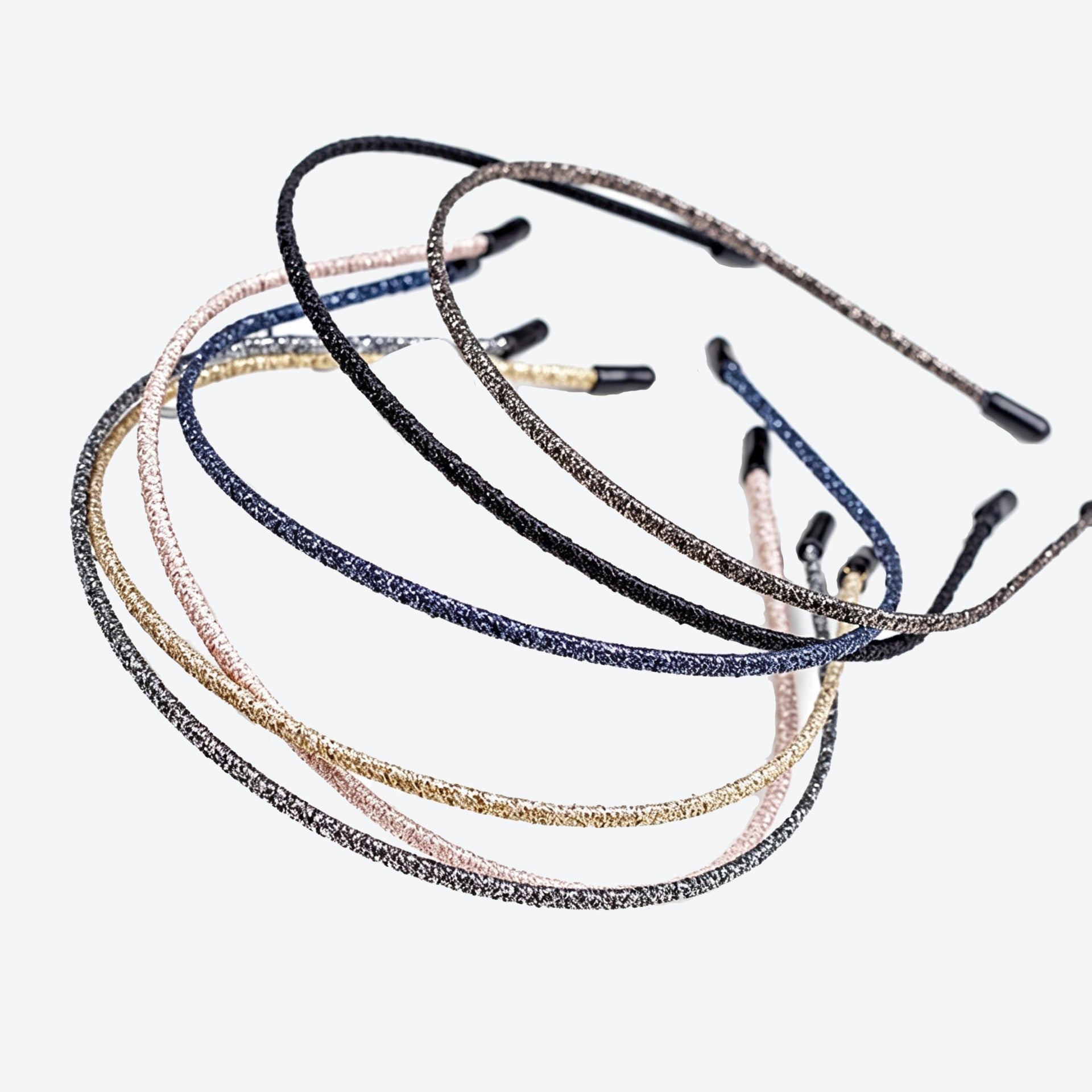Geometric Simple Style Hair Band For Women In Gold, Cloth Material, Perfect For Summer
