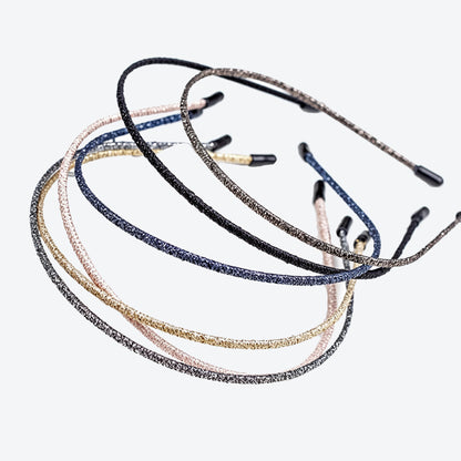 Geometric Simple Style Hair Band For Women In Gold, Cloth Material, Perfect For Summer