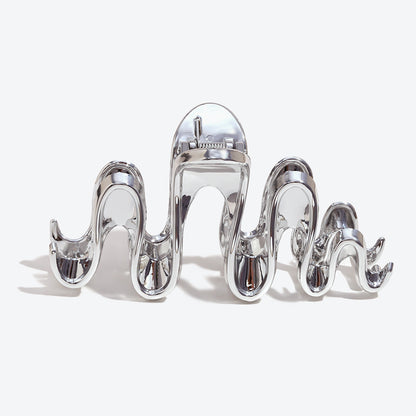S Shape Hair Claws For Women In , Silver Hairpin Accessory
