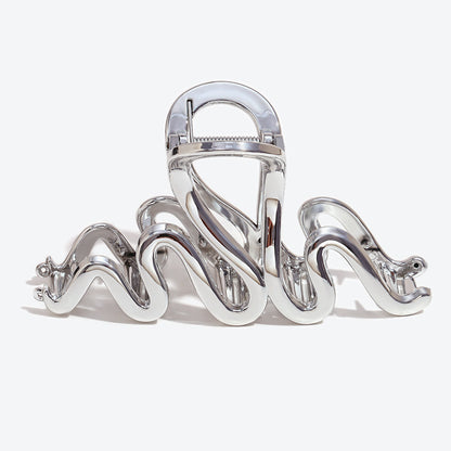 S Shape Hair Claws For Women In , Silver Hairpin Accessory