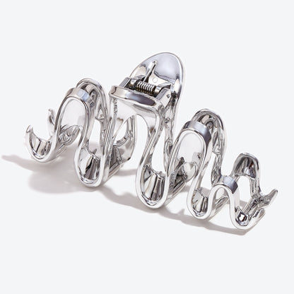 S Shape Hair Claws For Women In , Silver Hairpin Accessory